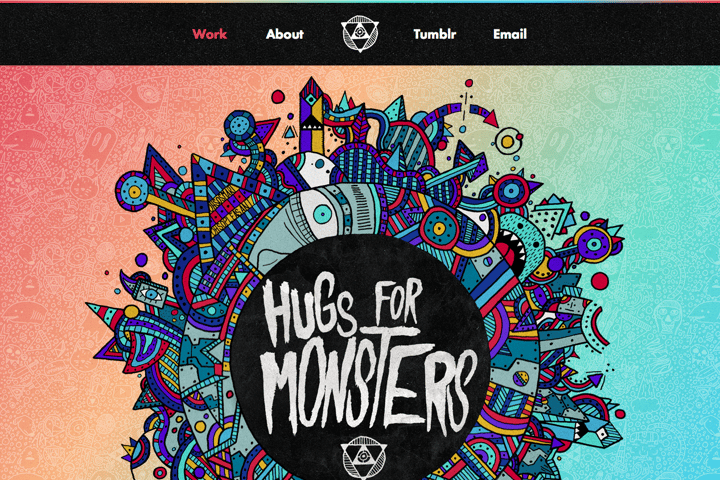 Hugs For Monsters 2 website preview